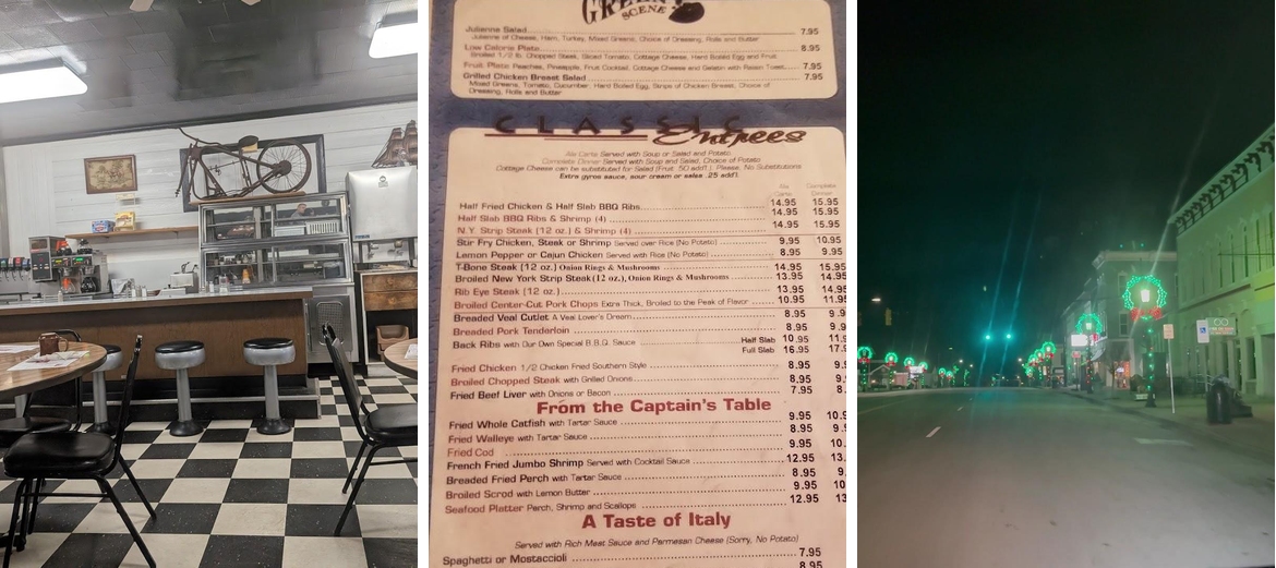 Marshall Family Restaurant Menu